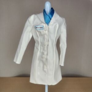 1997 Barbie Dentist DDS white coat outfit only